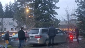 Машина застряла в грязи