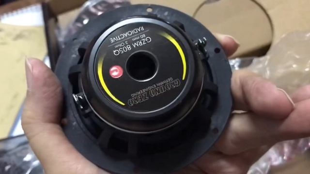 UNBOXING SPEAKER GROUND ZERO RADIOACTIVE 3 WAY GERMANY смотреть онлайн