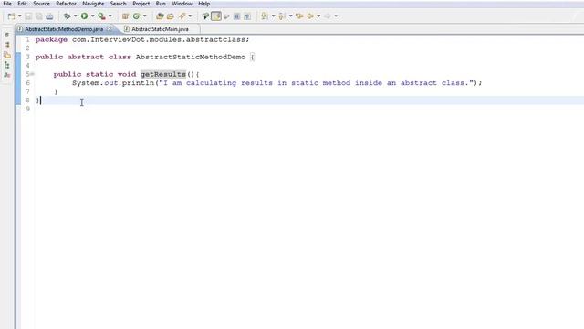 TAMIL IN JAVA CAN ABSTRACT CLASS HAVE STATIC METHODS DEMO смотреть онлайн