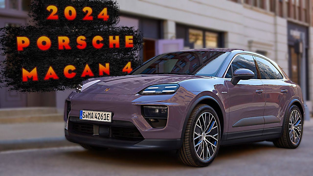 2024 Porsche Macan 4 - Полностью электрический кроссовер! смотреть онлайн