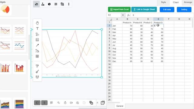 How to Create a Line Chart смотреть онлайн