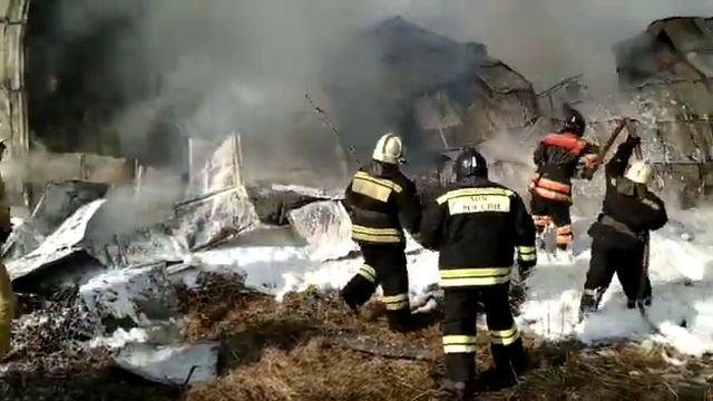 32 пожарных тушили мебельный склад на Раздольной смотреть онлайн