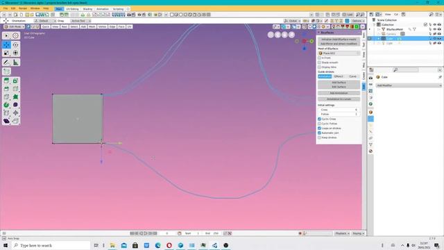 Bforartists 2 - 2.7.0 - Bsurface Loft object from polygon - Polski tutorial смотреть онлайн