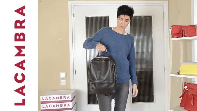 LACAMBRA's leather Backpack смотреть онлайн