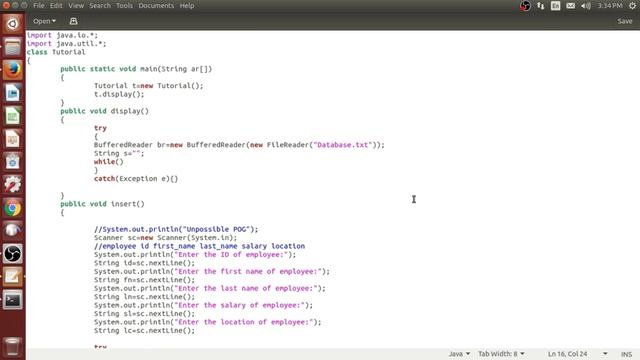 Java Tutorial : Text File As Database Table | Episode 2 | Display Data From Table смотреть онлайн