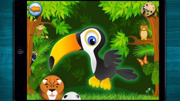 TOP FUN Puzzle & Coloring Games for kids: Forest & Jungle