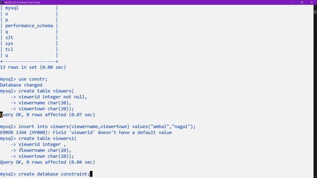 #TAMIL SQL Constraints in Tamil using MySql #tamil #mysql #sql #python #TURTLE #programmingintamil смотреть онлайн