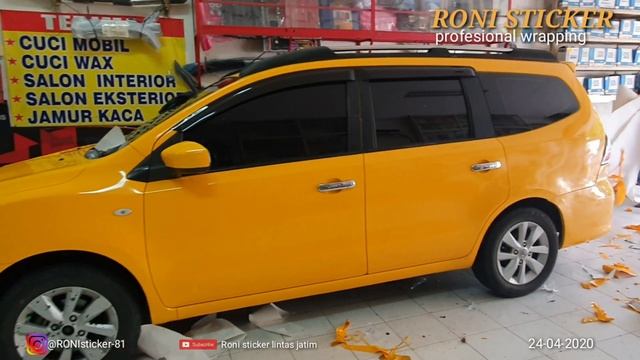 #gravinci #nissanlivina grand livina full stiker yellow glosy oracal 651 смотреть онлайн