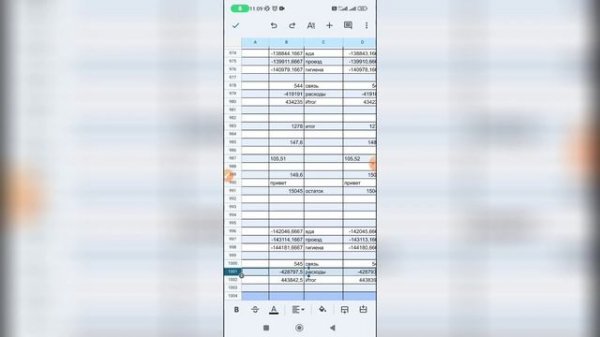 Как продлить таблицу в Гугл таблицах?