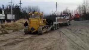 Как правильно заезжать на Бульдозер на Трал