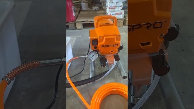 Агрегат окрасочный Aspro 2000E мощный аппарат для пропиток, антисептиков и ВД красок. смотреть онлайн