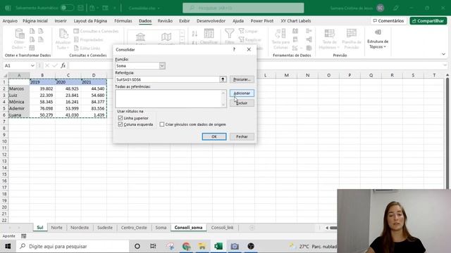 COMO SOMAR DADOS DE PLANILHAS DIFERENTES RÁPIDO EM QUALQUER VERSÃO DO EXCEL? | Recurso Consolidar смотреть онлайн