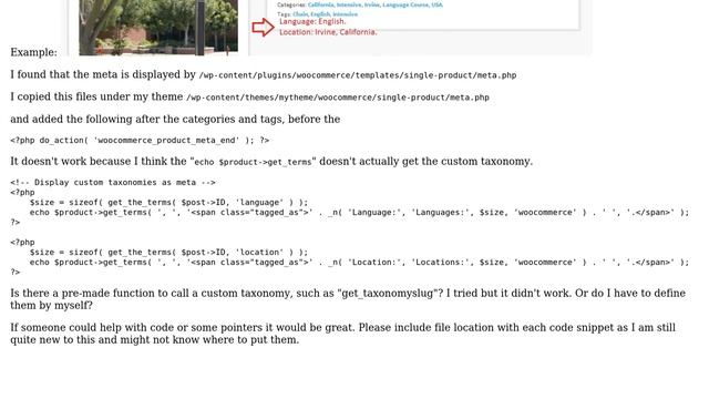 Wordpress: WooCommerce custom taxonomy as meta? смотреть онлайн