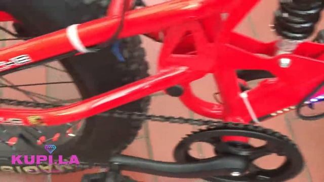 Электровелосипед Porshe Порше 26" на спицах красный смотреть онлайн