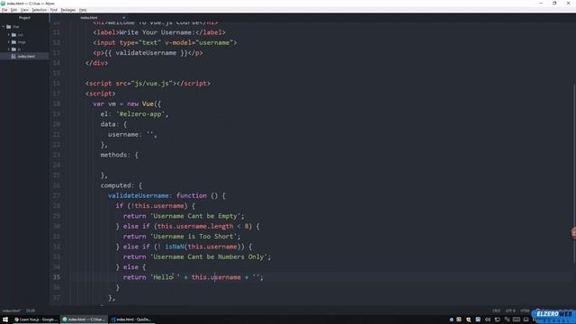 Learn Vue.js In Arabic #18 - Computed Properties Part 3 Validation Practice смотреть онлайн