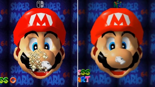 Super Mario 3D All-Stars Graphics Comparison: Mario 64 (Switch vs. N64) смотреть онлайн