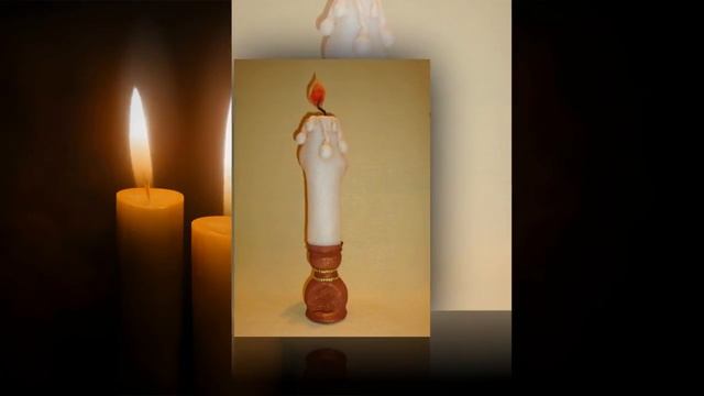 МК по двум Свечам в скульптурно-текстильной (чулочной) технике, из капрона #Елена_Лаврентьева смотреть онлайн