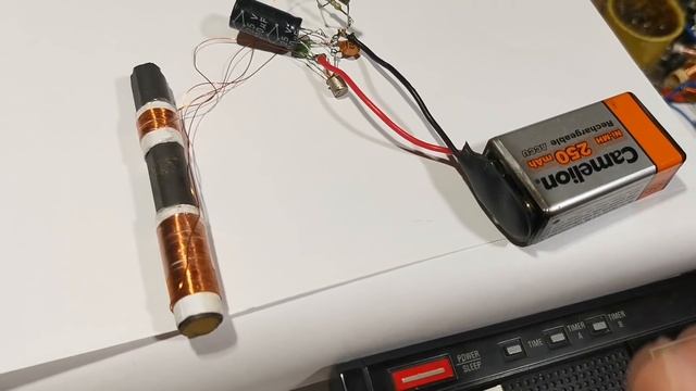 Металлоискатель на транзисторе кп307 и радиоприемнике.Чует магнит 1см на расстоянии 13см смотреть онлайн