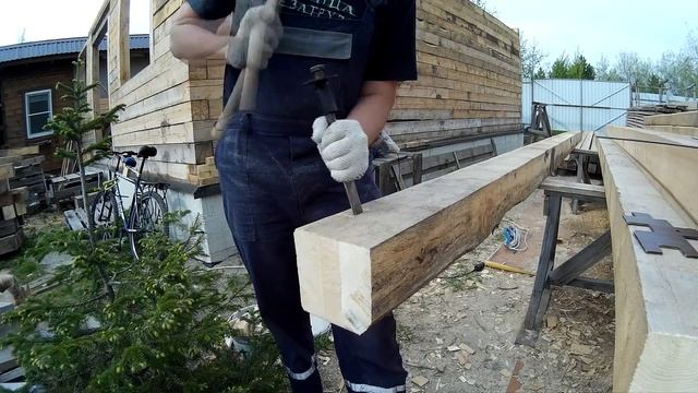 Паз в угловом соединении | Хочу дом из бруса смотреть онлайн