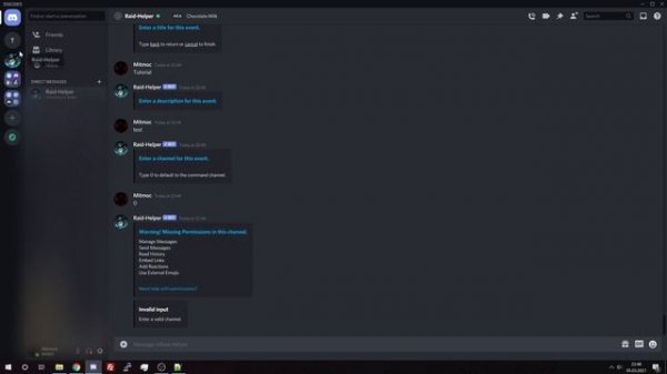 Raid-Helper Guide - Inviting the bot and creating an event.