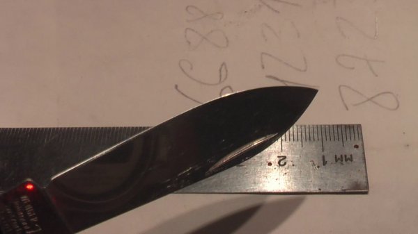 Нож "WENGER".Результат заточки.