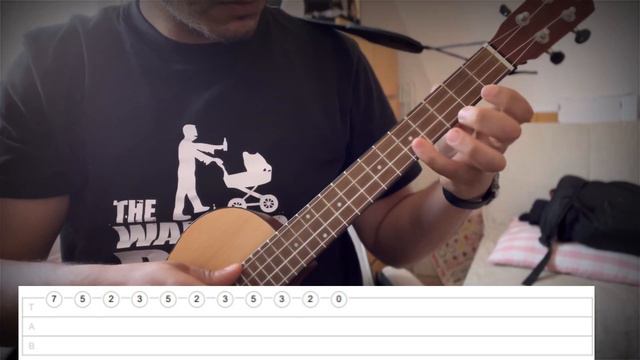 4 Fun and easy riffs for ukulele - for beginner смотреть онлайн