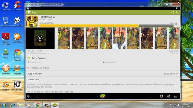 How to Play Android Temple Run 2 game on PC Windows 7 смотреть онлайн