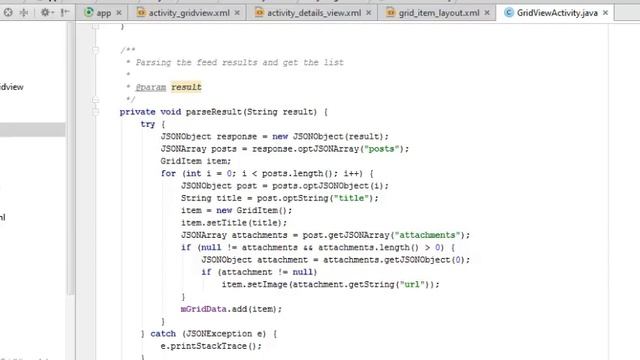 Android Feeds Grid Layout using a JSON Web Service and Picasso смотреть онлайн