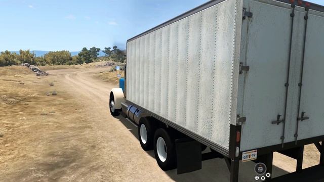 BeamNG Drive - Box Truck on the Dirt Roads of the Remastered Small Island USA смотреть онлайн