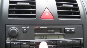 Volkswagen Разблокировка автомагнитолы ALPHA