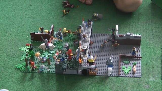 lego постройка ( Рыцари VS ниндзя ) смотреть онлайн