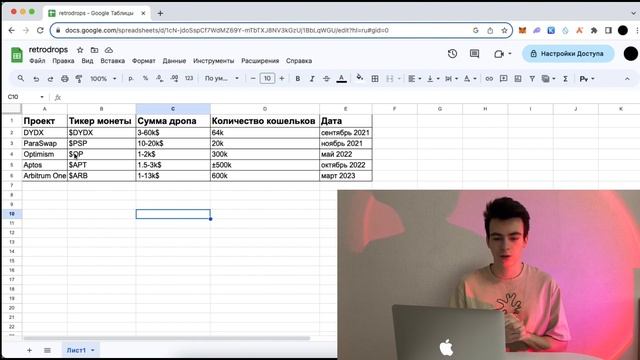 Как зарабатывать от 10 000$ на РЕТРОДРОПАХ | Зарабаток на дропах в крипте