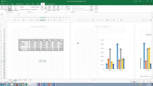 EXCEL 2016: Ir a Modo Diseño de Página en Excel. смотреть онлайн