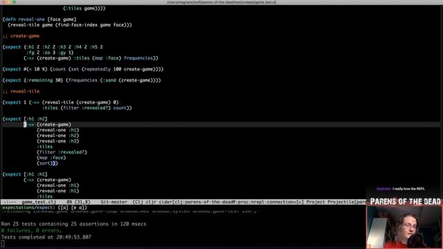 Parens of the Dead Live - Improving the code 3 years later, live on Twitch смотреть онлайн