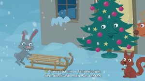 Песенка на немецком языке про елочку