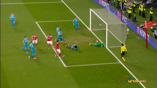 Andre Villas-Boas Amazing Goal - Benfica - FK Zenit 1-0 - Champions League 2016 1/8 - 16.02.16 смотреть онлайн