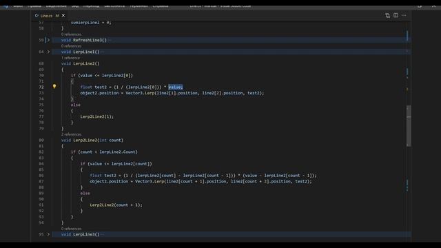 Unity C#. Движение по траектории. Vector3 Lerp. Мусин Михаил. смотреть онлайн