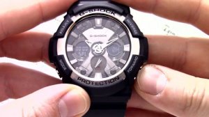 Часы Casio G-SHOCK GA-200-1A [GA-200-1AER] - Инструкция, как настроить | Watch-Forum.RU