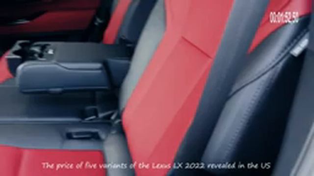 The price of five variants of the Lexus LX 2022 revealed in the US смотреть онлайн
