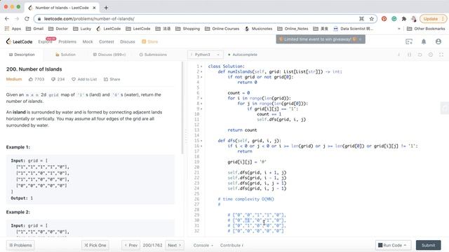 LeetCode in Python 200. Number of Islands (BFS & DFS 两种Approach) - Michelle小梦想家 смотреть онлайн