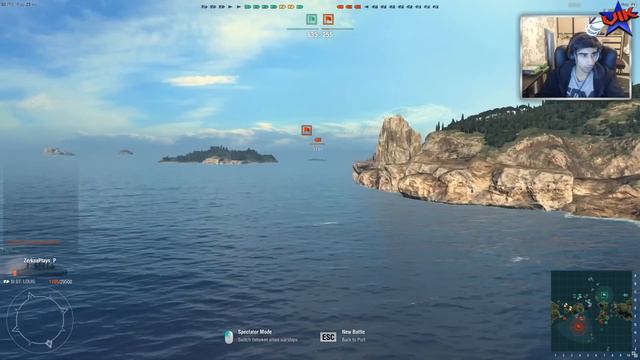 CHOPPY SEAS! - World Of Warships with Vikk, Josh & Tobi смотреть онлайн