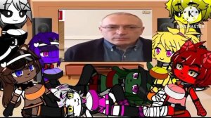 Реакция персонажей FNIA на Как Прочитать Все Книги FNAF и не сойти с ума / Мозговзрыв 12. 5/?