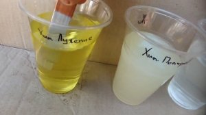 Химическое лужение медной шины.