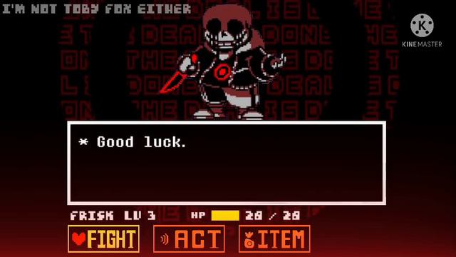 Killertale: Lethal Deal Battle Animation Wip