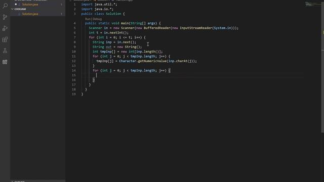 Google CodeJam 2020 | Qualification Round - Nesting Depth Solution in JAVA (easiest way) #2 смотреть онлайн