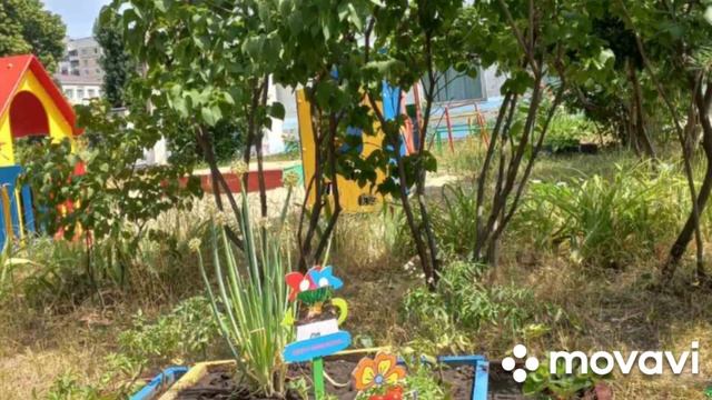 Для ознакомления дошкольников с природой и её сезонными изменениями в группе №5 создан огород. смотреть онлайн