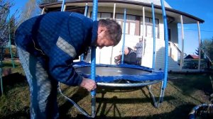 Сборка батута.