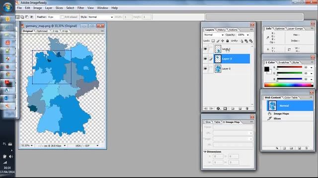 HTML Image Map in Photoshop CS2 (with Image Ready) смотреть онлайн