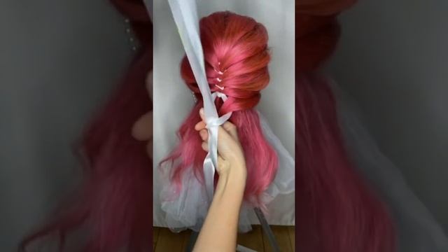 Прическа с лентой легко #прически #прическипошагово #прическисвоимируками #shorts #hairstyle смотреть онлайн