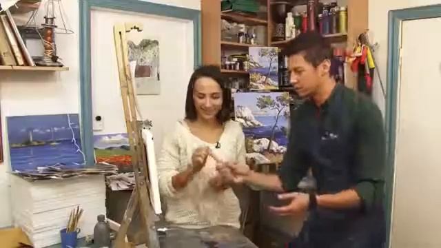 Урок рисования маслом для начинающих